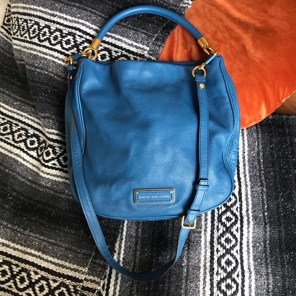 Marc By Marc Jacobs Handbags - Marc By Marc Jacobs Too Hot To Handle Blue Crossbody Bag